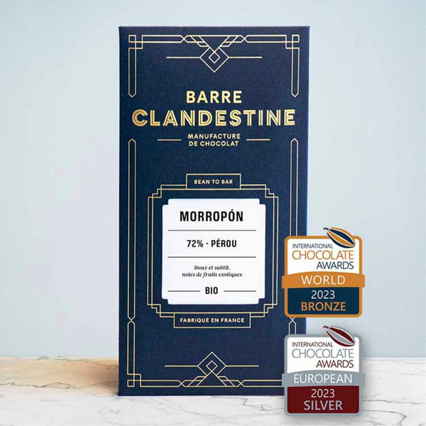 Chocolat Morropо́n 72% - Barre Clandestine