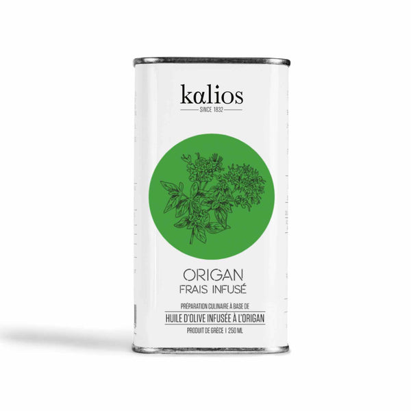 Olivenöl mit frisch angereichertem Oregano – Kalios