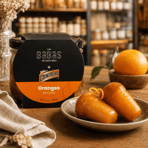Babas au Cointreau et Oranges de Corse 380g - Les Babas de Saint-Malo