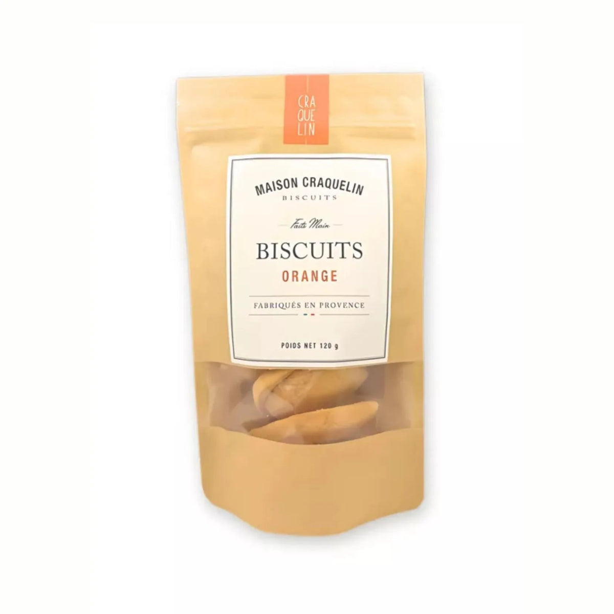 Biscuits Orange 120g - Maison Craquelin