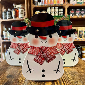 Boîte Métallique Bonhomme de Neige - Chocolats François Doucet