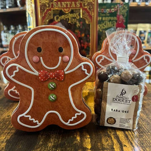 Boîte Métallique Bonhomme Pain d'Épices - Chocolats François Doucet
