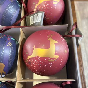 Boîte Métallique Boules de Noël - Chocolats François Doucet (coloris aléatoires)