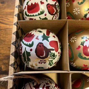 Boîte Métallique Boules de Noël HO HO HO - Chocolats François Doucet (coloris aléatoires)