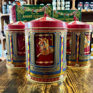 Boîte Métallique Carrousel Chevaux - Chocolats François Doucet