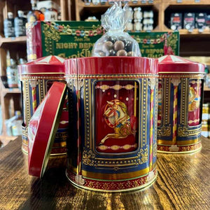 Boîte Métallique Carrousel Chevaux - Chocolats François Doucet