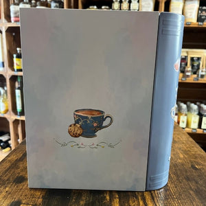 Boîte Métallique Livre Thé - Chocolats et Navettes