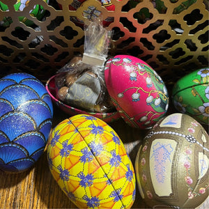 Boîte Métallique Mini Œufs Fabergé - Chocolats François Doucet (coloris aléatoires)