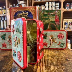 Boîte Métallique Mini Valise de Noël - Chocolats François Doucet