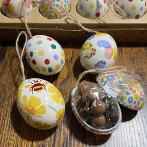 Boîte Métallique Œufs de Pâques - Chocolats François Doucet (coloris aléatoires)