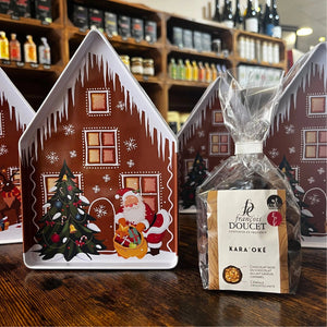 Boîte Métallique Petite Maison Noël - Chocolats François Doucet