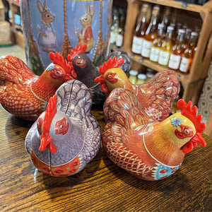 Boîte Métallique Poules - Chocolats François Doucet (coloris aléatoires)