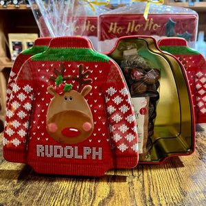 Boîte Métallique Rudolph de Noël - Chocolats François Doucet