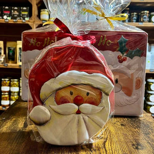 Boîte Métallique Tête du Père Noël - Chocolats François Doucet