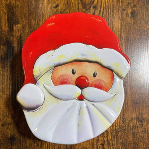 Boîte Métallique Tête du Père Noël - Chocolats François Doucet