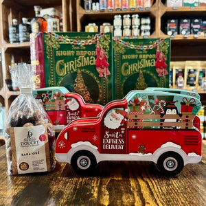 Boîte Métallique Voiture du Père Noël - Chocolats François Doucet