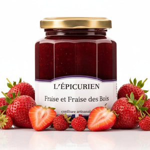 Confiture Fraise et Fraise des Bois - L'Epicurien