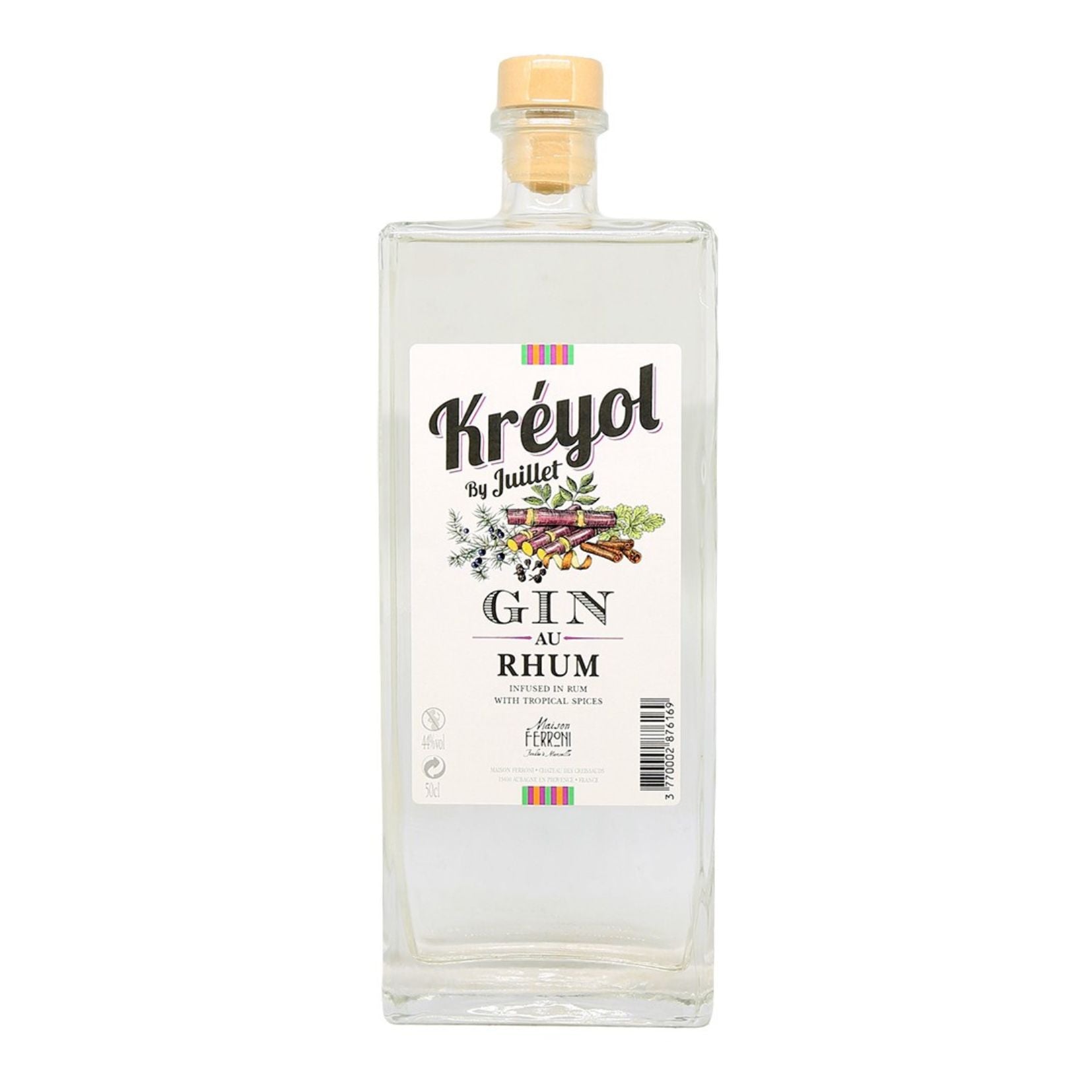Gin Juillet Kréyolのボトル画像