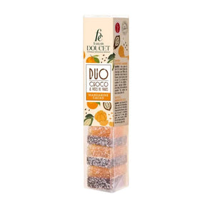 Pâtes de fruits Mandarine & Chocolat 95g - François Doucet