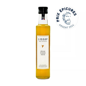 Sirop Pêche Pomme Thym 25cl - Lissip