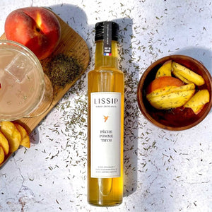 Sirop Pêche Pomme Thym 25cl - Lissip