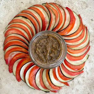 Tartinade d'Aubergines Grillées et de Tomates - Younau