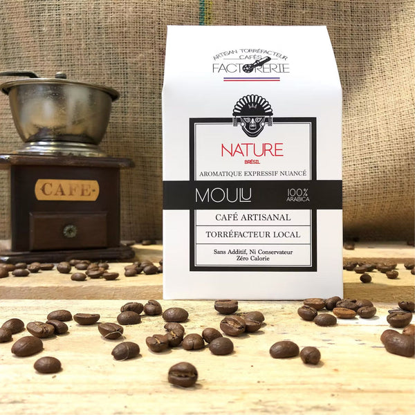 Gemahlener Kaffee Brazil Nature - 250g - Cafés Factorerie