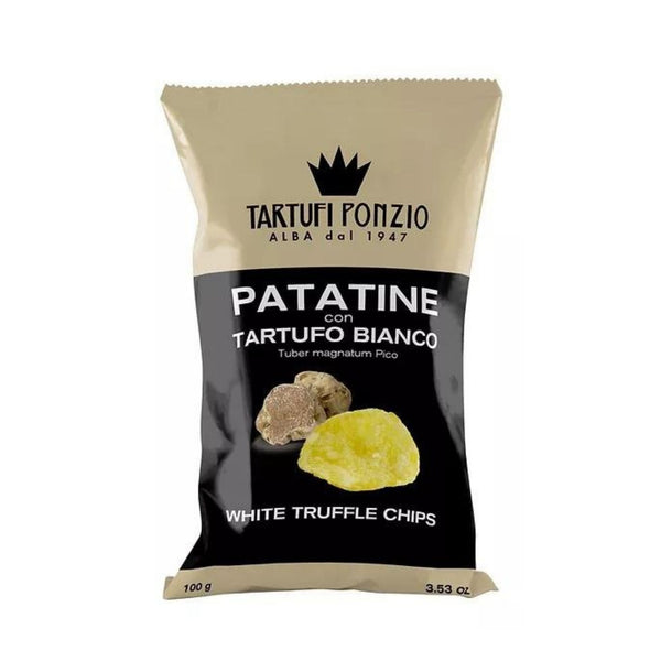 Chips à la Truffe Blanche 100g - Tartufi Ponzio