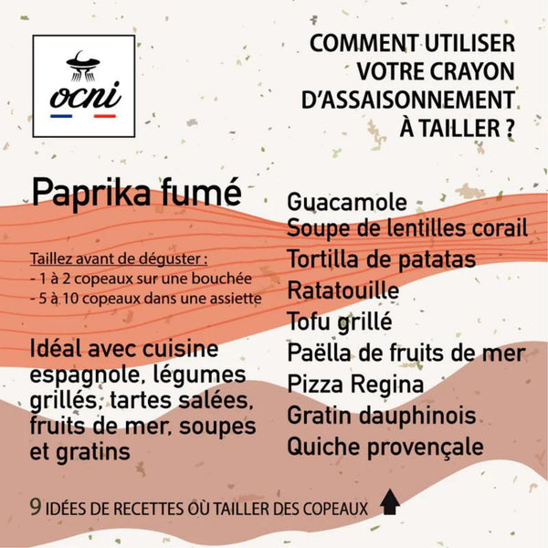 Organic Smoked Paprika Seasoning Pencil - OCNI
