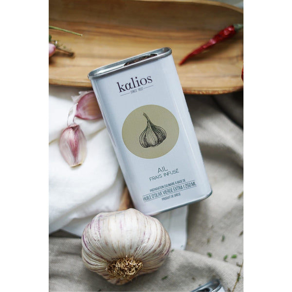Olive Oil with Fresh Infused Garlic - Kalios