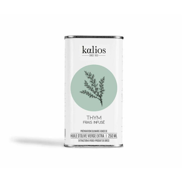 Olivenöl mit frisch angereichertem Thymian – Kalios