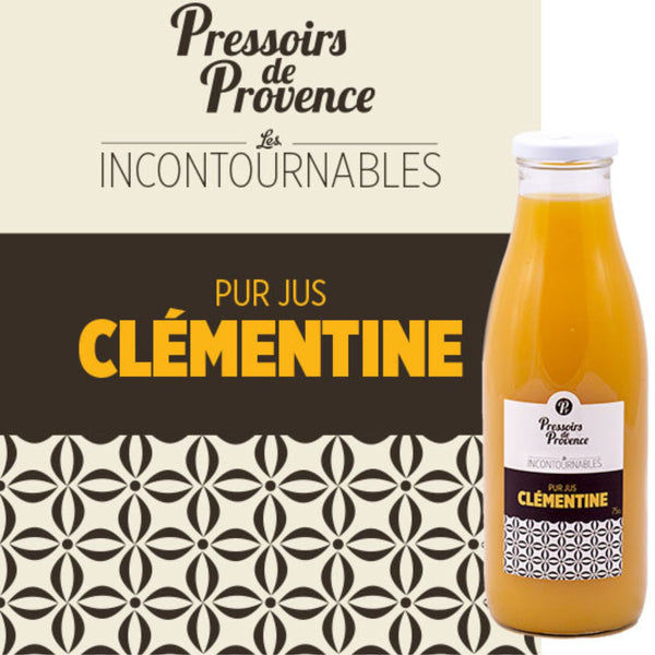 Clementine Juice 75cl - Pressoirs de Provence