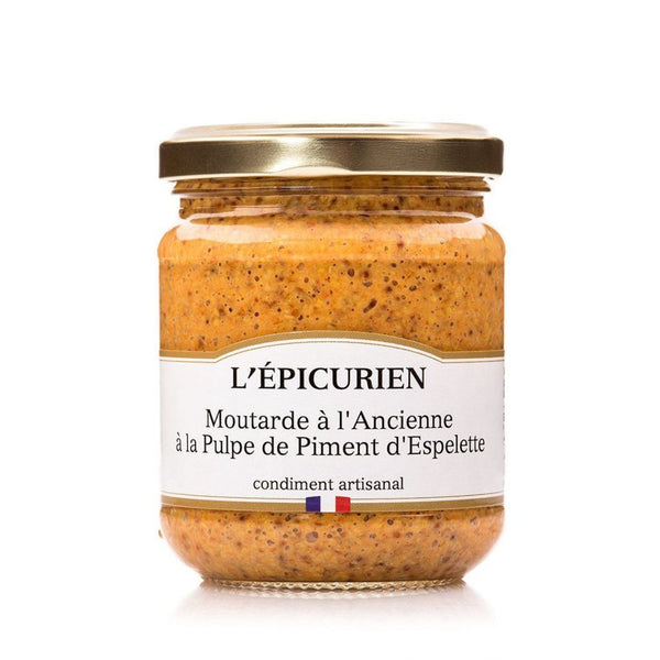 Old-Fashioned Mustard with Espelette Pepper - L'Epicurien