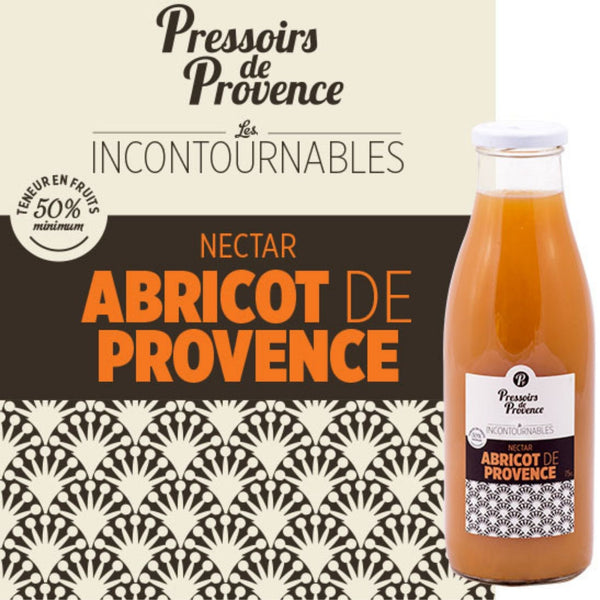 Aprikosennektar aus der Provence 75cl - Pressoirs de Provence