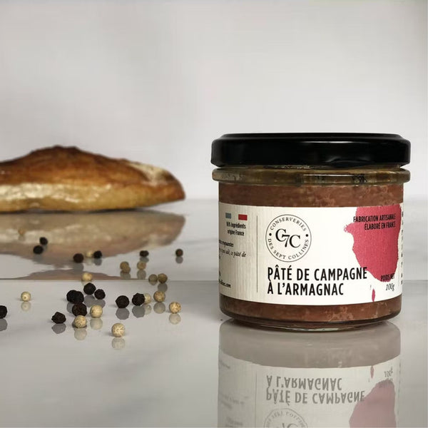 Country pâté with Armagnac 100g - Conserveries des Sept Collines