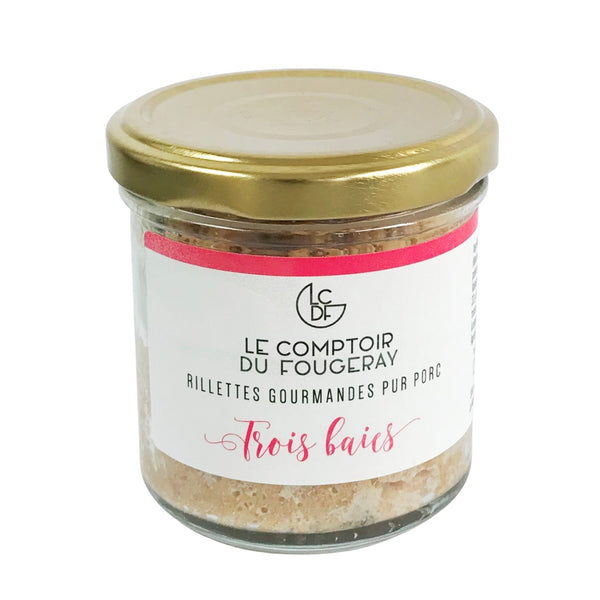 Pork rillettes with 3 berries - Le Mottay Gourmand