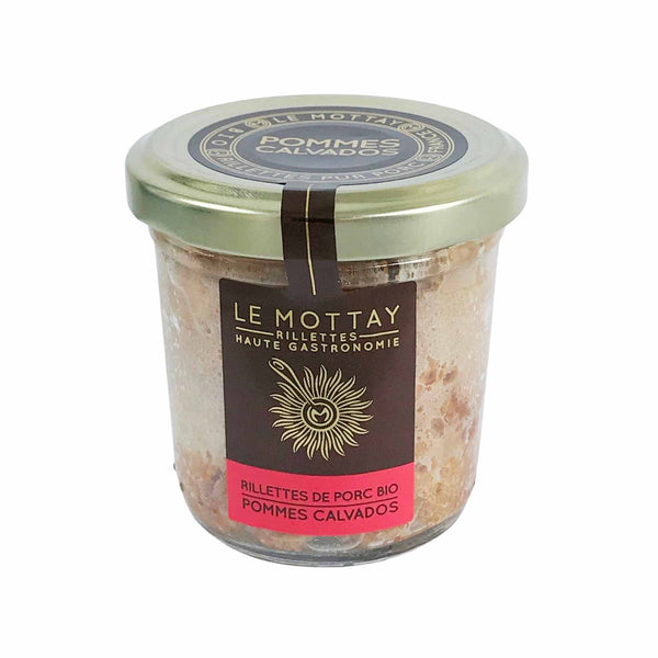 Organic pork rillettes with Calvados apple - Le Mottay Gourmand