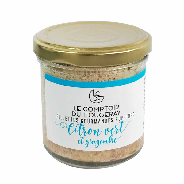 Pork rillettes with lime and ginger - Le Mottay Gourmand