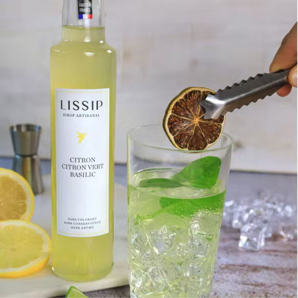 Sirop Citron Citron vert Basilic 25cl - Lissip
