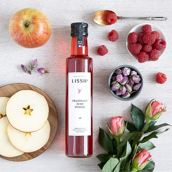 Raspberry Rose Apple Syrup 25cl - Lissip