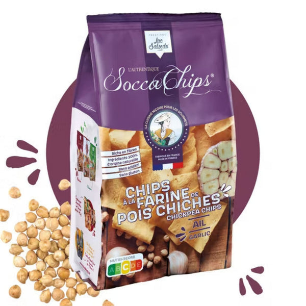 Socca Chips Ail 120g - Socca Chips