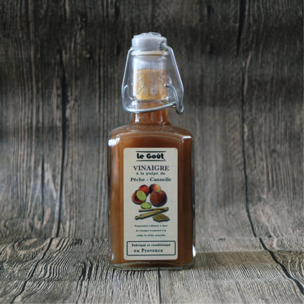 Vinegar with Peach Pulp and Cinnamon - The Taste