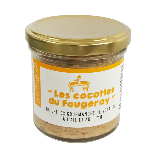Poultry rillettes with garlic and thyme - Le Mottay Gourmand