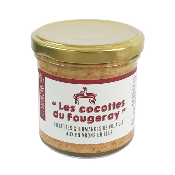 Poultry rillettes with grilled peppers - Le Mottay Gourmand