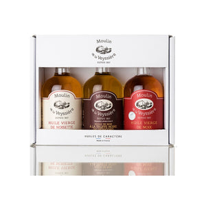 Coffret 3 Huiles - Noix, Noisette, Truffe - 3 x 10 cl