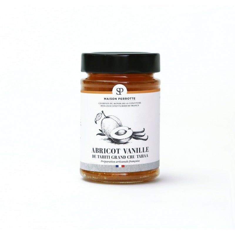 Confiture Abricot à la vanille de Tahiti grand cru Tahaa - Maison Perrotte