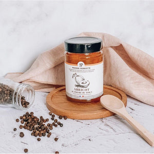 Confiture Abricot au poivre de Timut - Maison Perrotte
