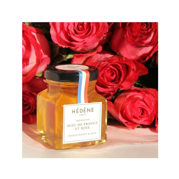 Französischer Honig und Rose 125g - Hédène