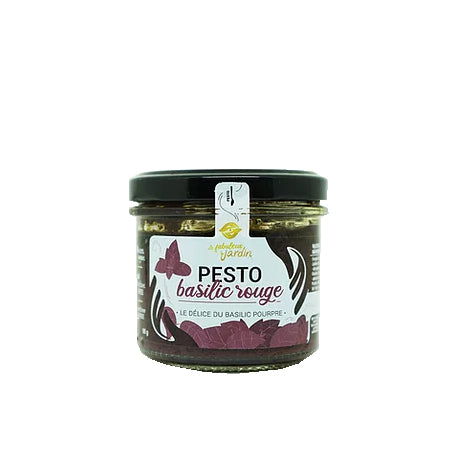 Organic Red Basil Pesto - Le Fabuleux Jardin