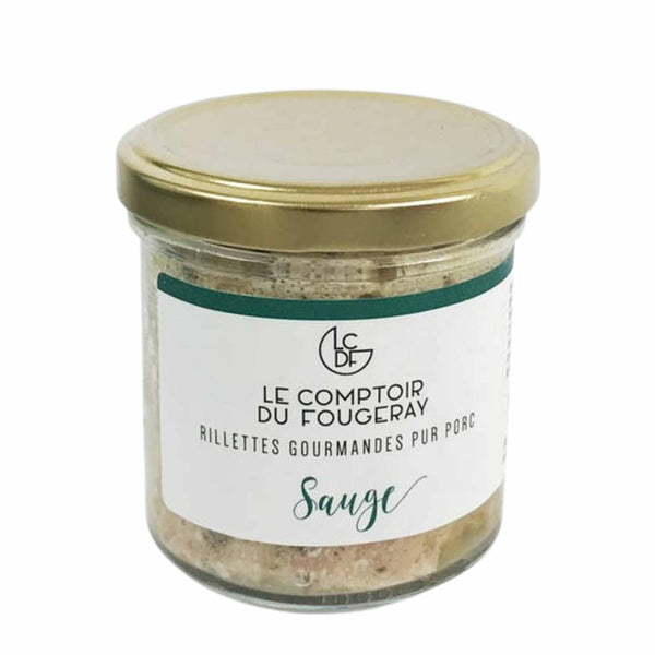 Pork rillettes with sage - Le Mottay Gourmand